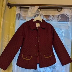 Girl Gymboree quilted barn coat.